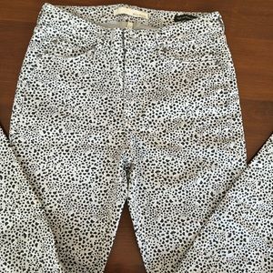 Ella Moss Pebble Print High Rise Skinny Ankle size 27